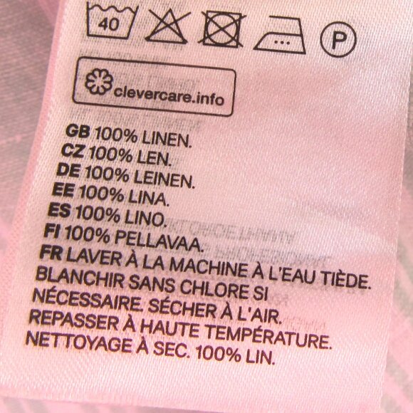 Lemlem x H&M Pure Linen Stripe Beach Coverup or Shirt - Picture 7 of 9